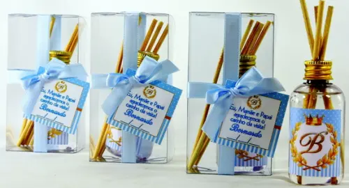 Lembrancinha Mini Aromatizador 60 ml Coroa Príncipe