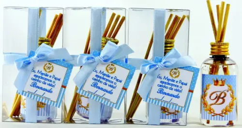 Lembrancinha Mini Aromatizador 60 ml Coroa Príncipe