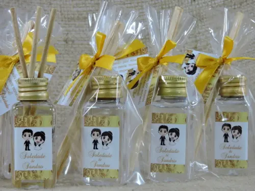 Lembrancinha Mini Aromatizador Casamento