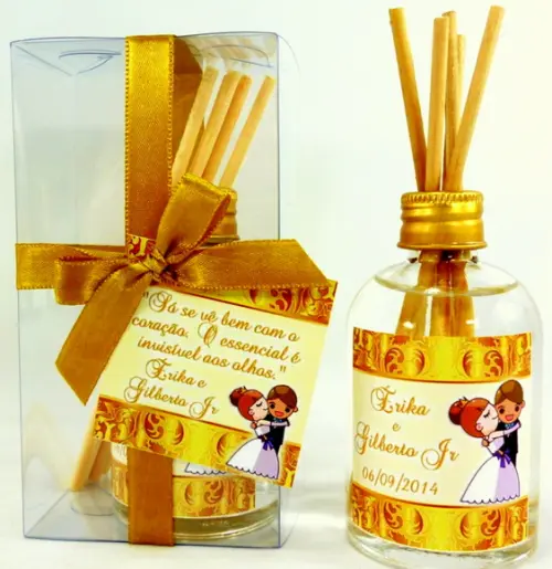 Lembrancinha Mini Aromatizador Casamento