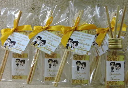 Lembrancinha Mini Aromatizador Casamento