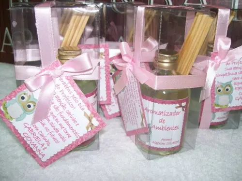 Lembrancinha Mini Aromatizador Corujinha