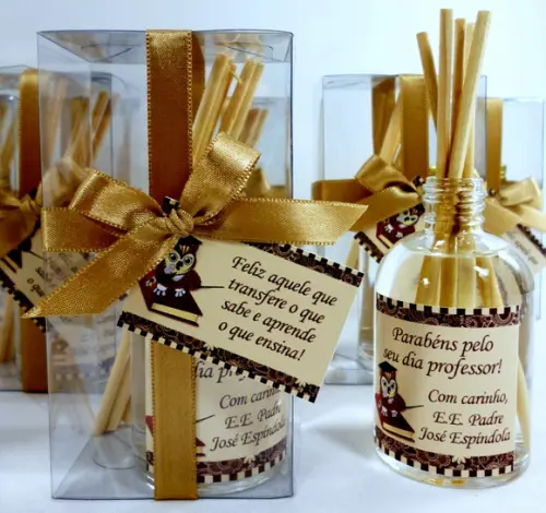 Lembrancinha Mini Aromatizador Dia dos Professores Professor