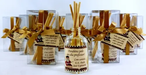 Lembrancinha Mini Aromatizador Dia dos Professores Professor
