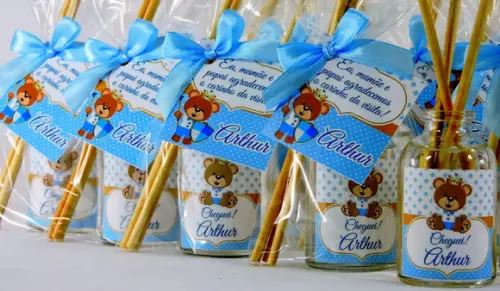 Lembrancinha Mini Aromatizador Difusor de Varetas Ursinho
