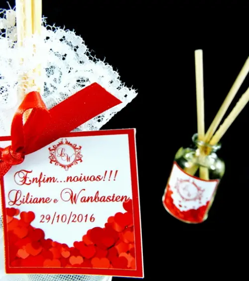 Lembrancinha Mini Aromatizador e Sachê