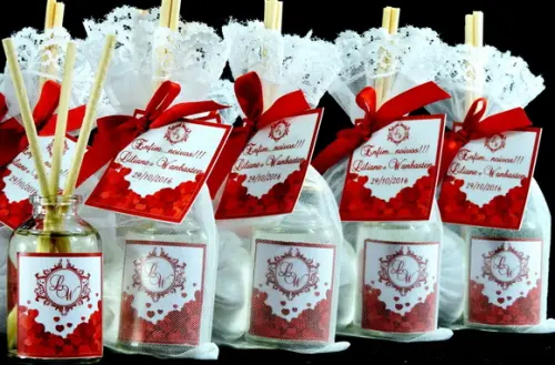 Lembrancinha Mini Aromatizador e Sachê