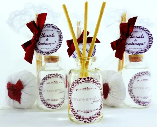 Lembrancinha Mini Aromatizador e Sachê