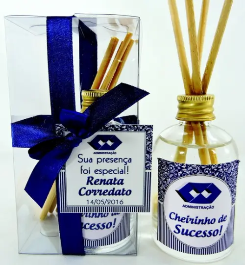 Lembrancinha Mini Aromatizante 60 Formatura