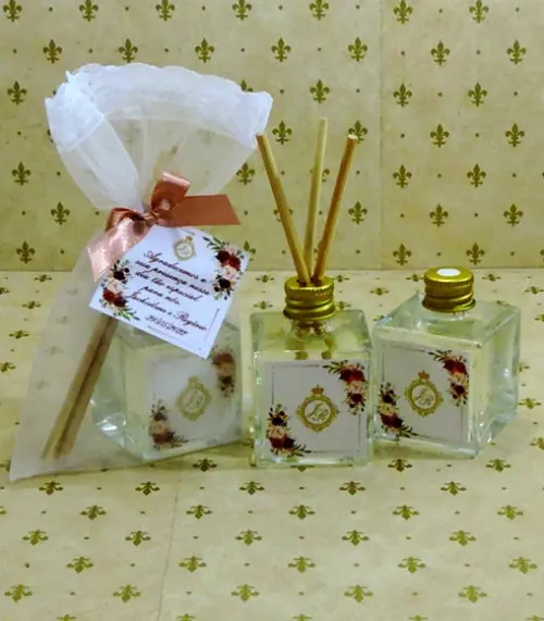 Lembrancinha Mini Aromatizante Difusor Cubo Vareta Casamento