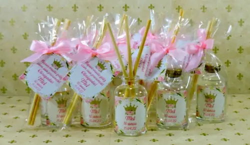 Lembrancinha Mini Aromatizante Difusor Varetas Aniversário