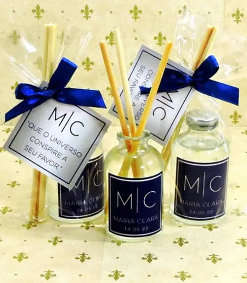 Lembrancinha Mini Aromatizante Difusor Varetas Aniversário