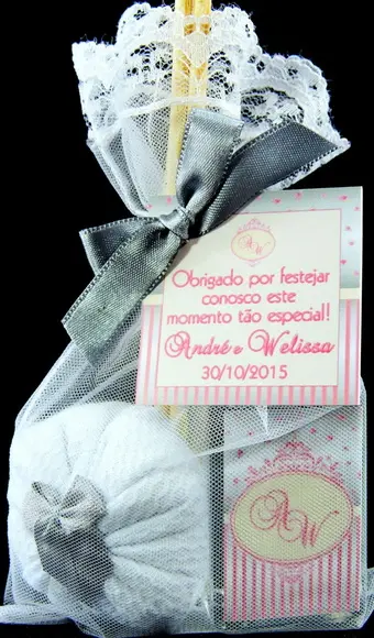 Lembrancinha Mini Aromatizante e Sachê