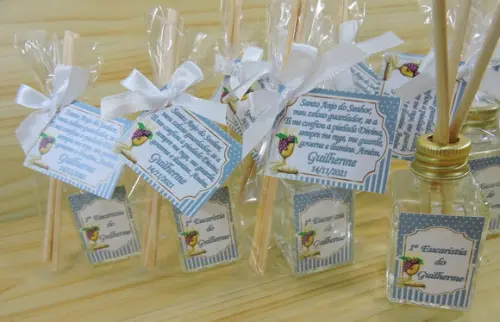 Lembrancinha Mini Aromatizante Primeira Eucaristia Comunhão