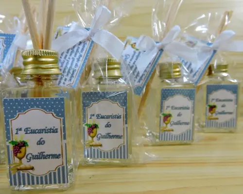 Lembrancinha Mini Aromatizante Primeira Eucaristia Comunhão