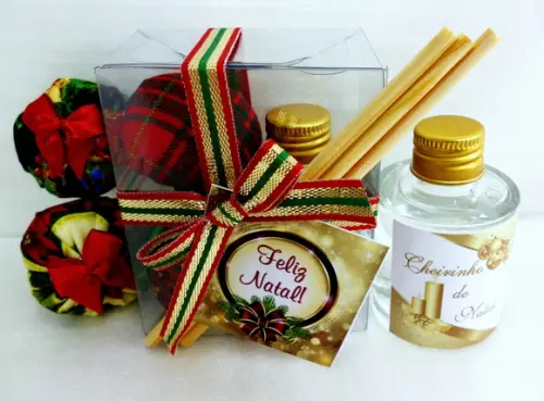Lembrancinha Mini Difusor Amigo Secreto Oculto Brinde Natal