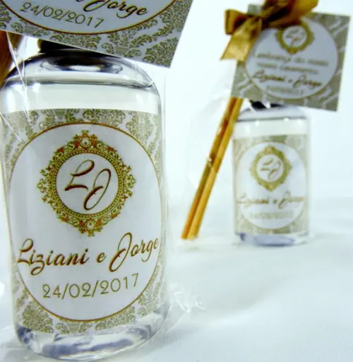 Lembrancinha Mini Aromatizante Varetas de Casamento