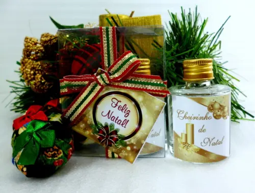 Lembrancinha Mini Difusor Amigo Secreto Oculto Brinde Natal
