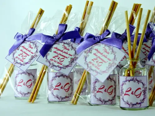 Lembrancinha Mini Difusor de Casamento