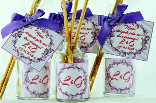 Lembrancinha Mini Difusor de Casamento