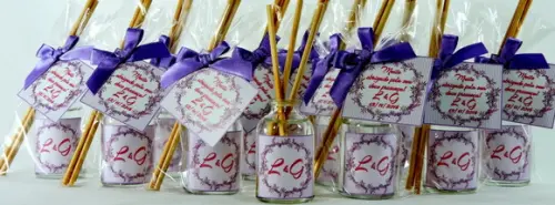 Lembrancinha Mini Difusor de Casamento