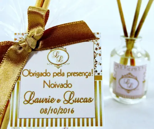 Lembrancinha Mini Difusor de Noivado