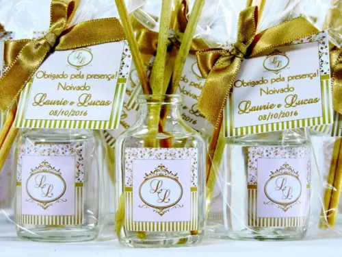 Lembrancinha Mini Difusor de Noivado