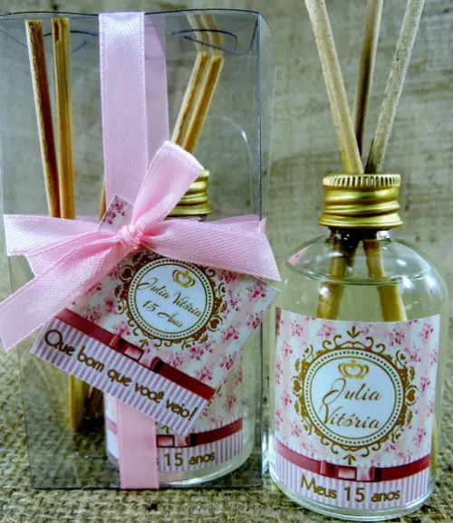 Lembrancinha Mini Difusor Debutante 15 Anos Coroa