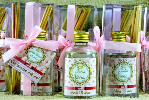 Lembrancinha Mini Difusor Debutante 15 Anos Coroa