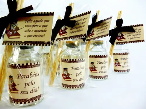 Lembrancinha Mini Difusor Dia dos Professores Professor