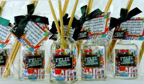 Lembrancinha Mini Difusor Dia dos Professores Professora