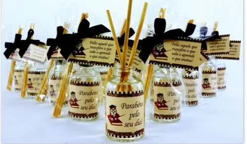Lembrancinha Mini Difusor Dia dos Professores Professor
