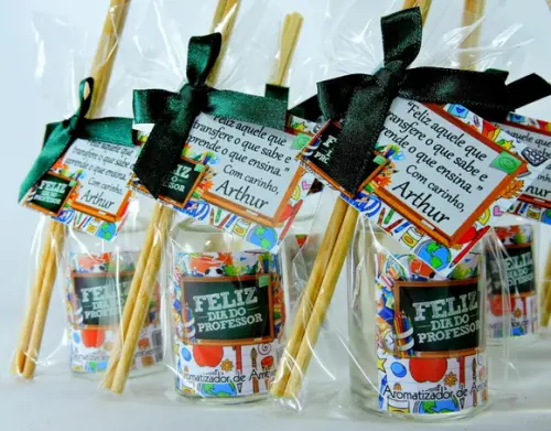Lembrancinha Mini Difusor Dia dos Professores Professora