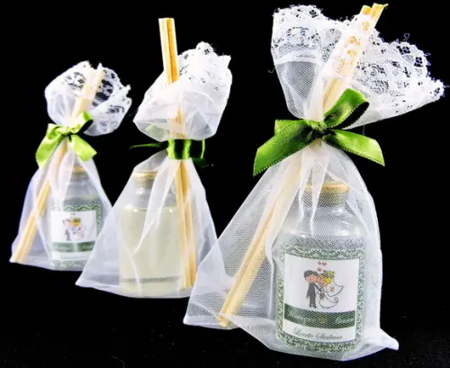 Lembrancinha Mini Difusor na Organza