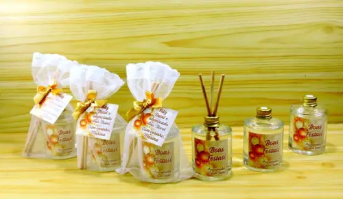 Lembrancinha Mini Home Spray Brinde Natal Amigo Secreto