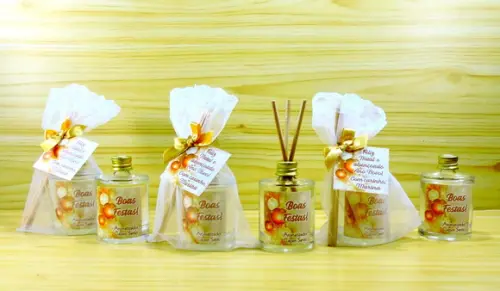 Lembrancinha Mini Home Spray Brinde Natal Amigo Secreto