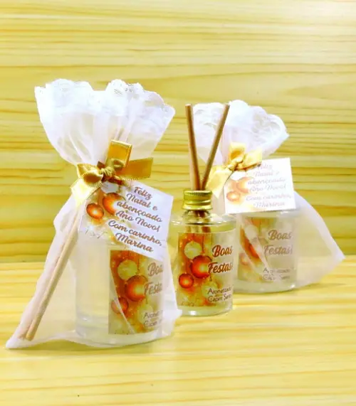 Lembrancinha Mini Home Spray Brinde Natal Amigo Secreto