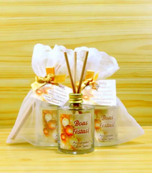 Lembrancinha Mini Home Spray Brinde Natal Amigo Secreto