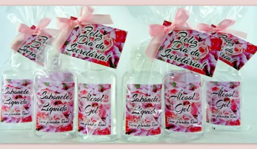 Lembrancinha Mini Kit Higiene de Bolsa Dia das Secretárias