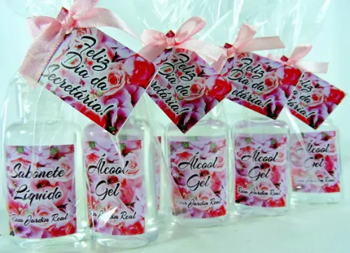 Lembrancinha Mini Kit Higiene de Bolsa Dia das Secretárias