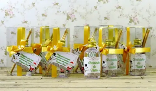 Lembrancinha Natal Mini Aromatizador Ambiente Vareta Difusor