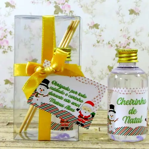 Lembrancinha Natal Mini Aromatizador Ambiente Vareta Difusor