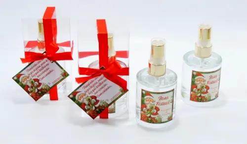 Lembrancinha Natal Mini Home Spray Amigo Secreto Brinde