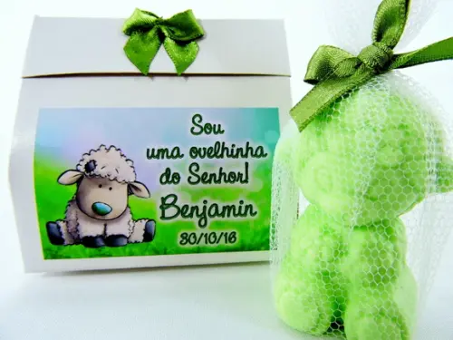 Lembrancinha Sabonete Ovelhinha Caixinha