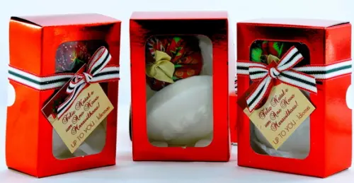 Lembrancinha Sabonete Sachê Caixa Natal