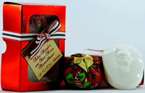 Lembrancinha Sabonete Sachê Caixa Natal