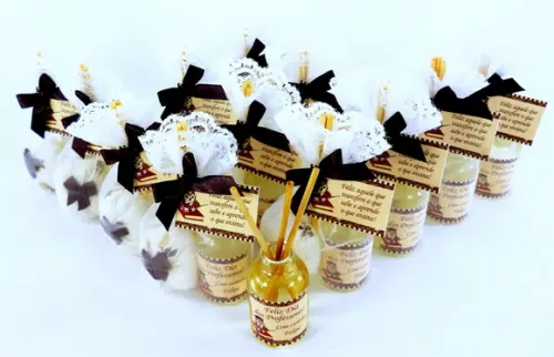Lembrancinha Sachê e Mini Aromatizante Professores