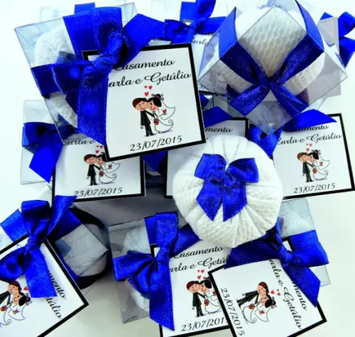 Lembrancinha Sachê Perfumado na Caixinha Casamento