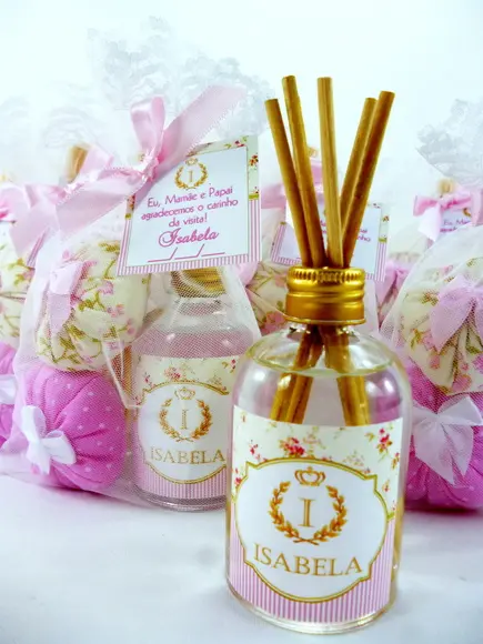 Mini Aromatizador e Dois Sachês Coroa