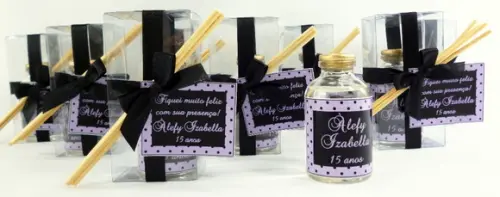 Mini Aromatizador na Caixinha Debutante